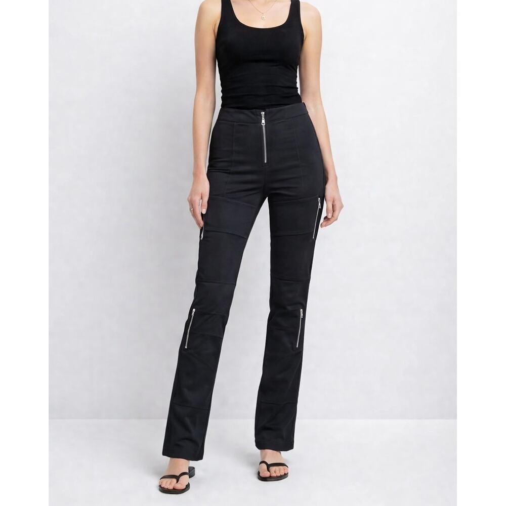 3.1 Phillip Lim Black Slim Ankle Zip Trouser Dress Pant Utility Womens 10